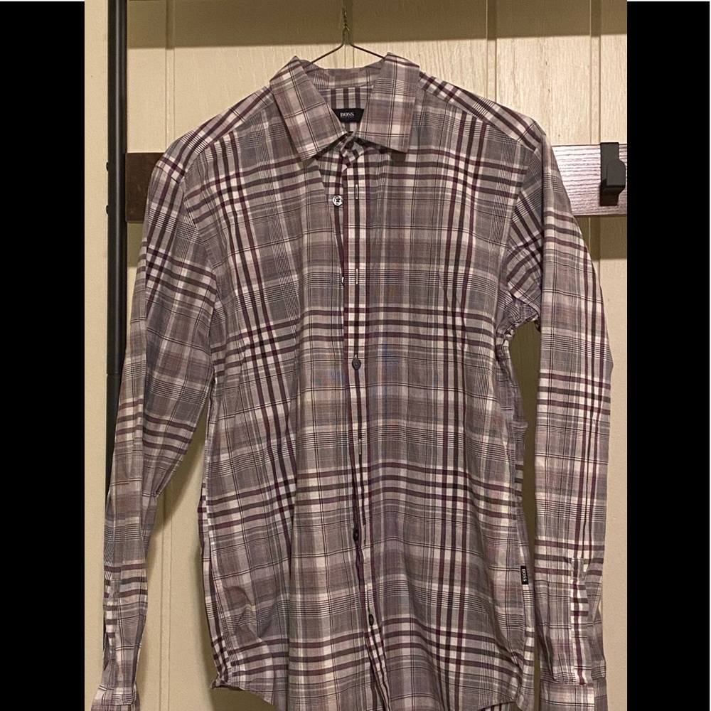 Large, Boss, Dress Shirt